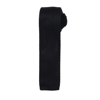 Slim Knitted Tie in black
