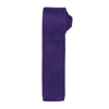 Slim Knitted Tie in purple