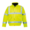 Hi-Vis Bomber Jacket (S463) in yellow