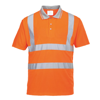 Hi-Vis Polo Shirt (S477/Rt22) in orange