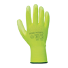 Pu Palm-Coated Glove (A120) in yellow