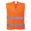 Hi-Vis Two-Band Vest (C474) in orange