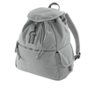 Vintage Canvas Backpack in vintage-light-grey