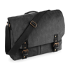 Vintage Canvas Satchel Messenger in vintage-black