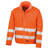 High-Viz Softshell Jacket in fluorescent-orange