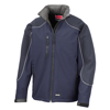 Ice Fell Hooded Softshell Jacket in navy-navy