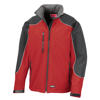 Ice Fell Hooded Softshell Jacket in red-black