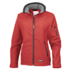 Women'S Softshell Jacket in red-blackcollar