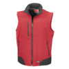 Softshell Bodywarmer in red-black