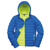 Urban Snow Bird Hooded Jacket in oceanblue-lime