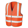 Core Motorway Vest in fluorescent-orange