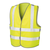 Core Motorway Vest in fluorescent-yellow