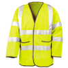 Motorway Safety Jacket in fluorescent-yellow