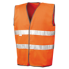 Motorist Safety Vest in fluorescent-orange