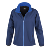 Women'S Printable Softshell Jacket in navy-royal