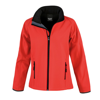 Women'S Printable Softshell Jacket in red-black