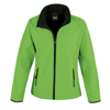 Women'S Printable Softshell Jacket in vividgreen-black