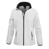 Women'S Printable Softshell Jacket in white-black