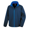 Printable Softshell Jacket in navy-royal