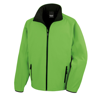 Printable Softshell Jacket in vividgreen-black