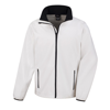 Printable Softshell Jacket in white-black