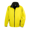 Printable Softshell Jacket in yellow-black