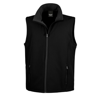 Printable Softshell Bodywarmer in black-black