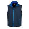 Printable Softshell Bodywarmer in navy-royal