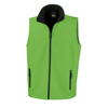 Printable Softshell Bodywarmer in vividgreen-black