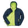 Soft Padded Jacket in navy-lime