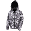 Camo Tx Performance Hooded Softshell Jacket in camo-charcoal