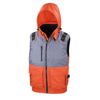 Work-Guard X-Over Gilet in orange-grey