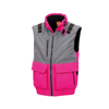 Work-Guard X-Over Gilet in pink-grey