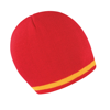 National Beanie in red-yellow