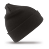Woolly Ski Hat in black