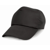 Junior Cotton Cap in black