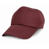 Junior Cotton Cap in burgundy