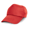 Junior Cotton Cap in red