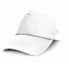 Junior Cotton Cap in white