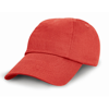 Junior Low-Profile Cotton Cap in red