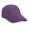 Junior Low Profile Heavy Brushed Cotton Cap in purple