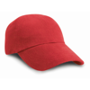 Junior Low Profile Heavy Brushed Cotton Cap in red
