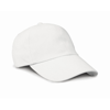 Low Profile Heavy Brushed Cotton Cap in white