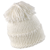 Spider Pom Pom Hat in ivory