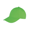 Memphis 6-Panel Brushed Cotton Low Profile Cap in lime