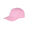 Memphis 6-Panel Brushed Cotton Low Profile Cap in pink