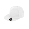 Bronx Original Flat Peak-Snapback Cap in white