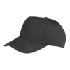 Boston Junior 65/35 Polycotton Cap in black