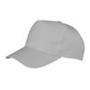 Boston 5 Panel Polycotton Printer'S Cap in dove-grey