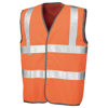 Safety High-Viz Vest in fluorescent-orange